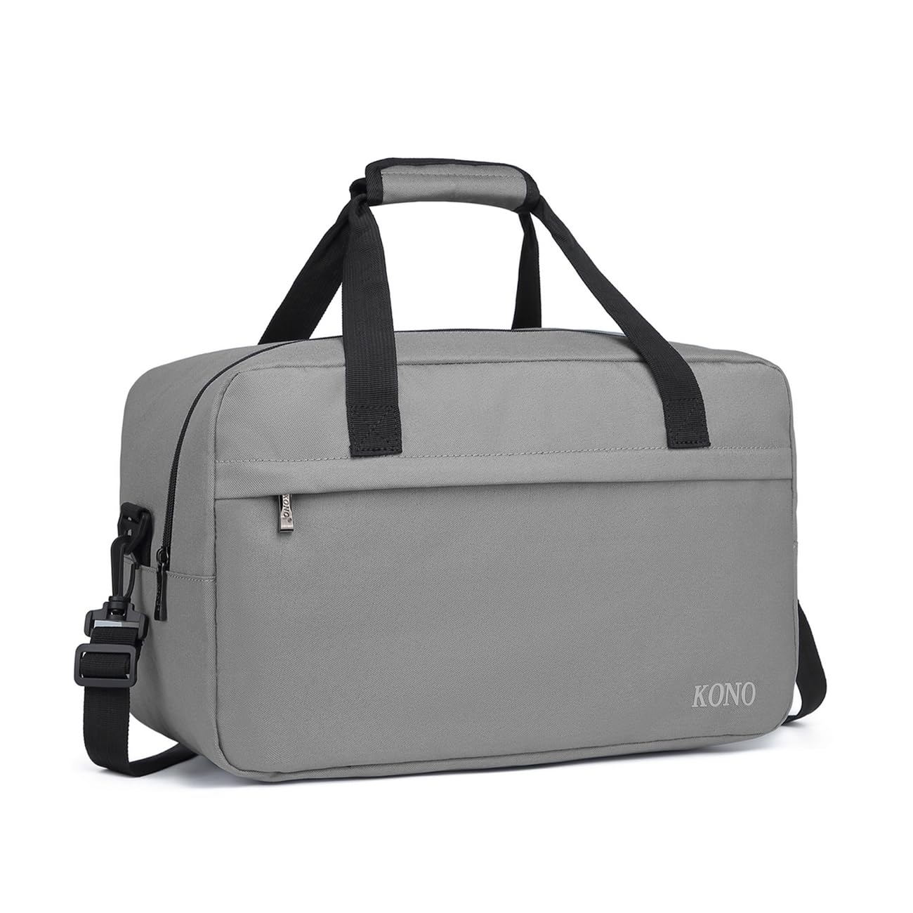 Kono Travel Duffel 13.78"x7.87"x7.87" Under Seat Carry-On 14L Sports Tote Gym Weekender Overnight Bag Extra Small, Black