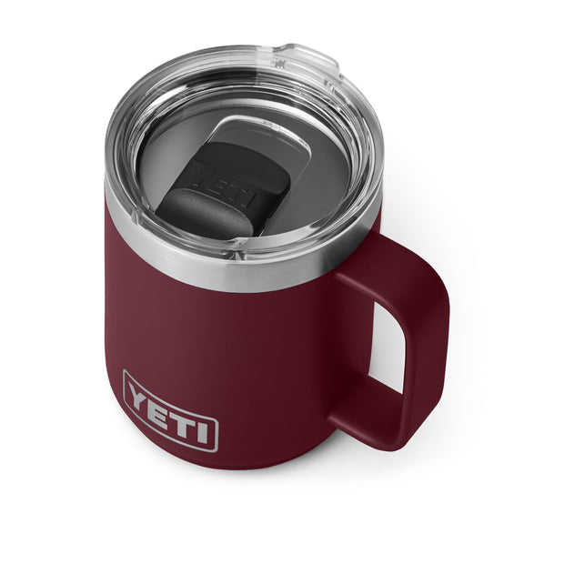 YETI Rambler 10 oz Stackable Mug, Vacuum Insulated, Stainless Steel with MagSlider Lid, Stainless