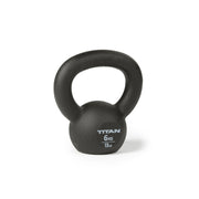 Titan Fitness Cast Iron Kettlebell, Single Piece Casting, KG and LB Markings, Full Body Workout