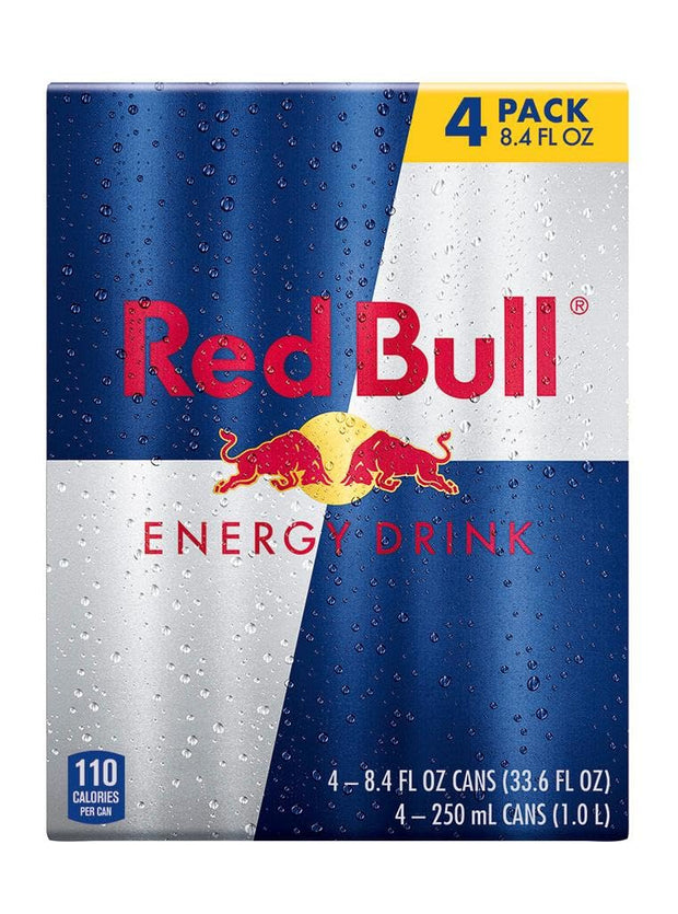 Red Bull Energy Drink with 80mg Caffeine plus Taurine & B Vitamins, 8.4 Fl Oz, Pack of 8 Cans