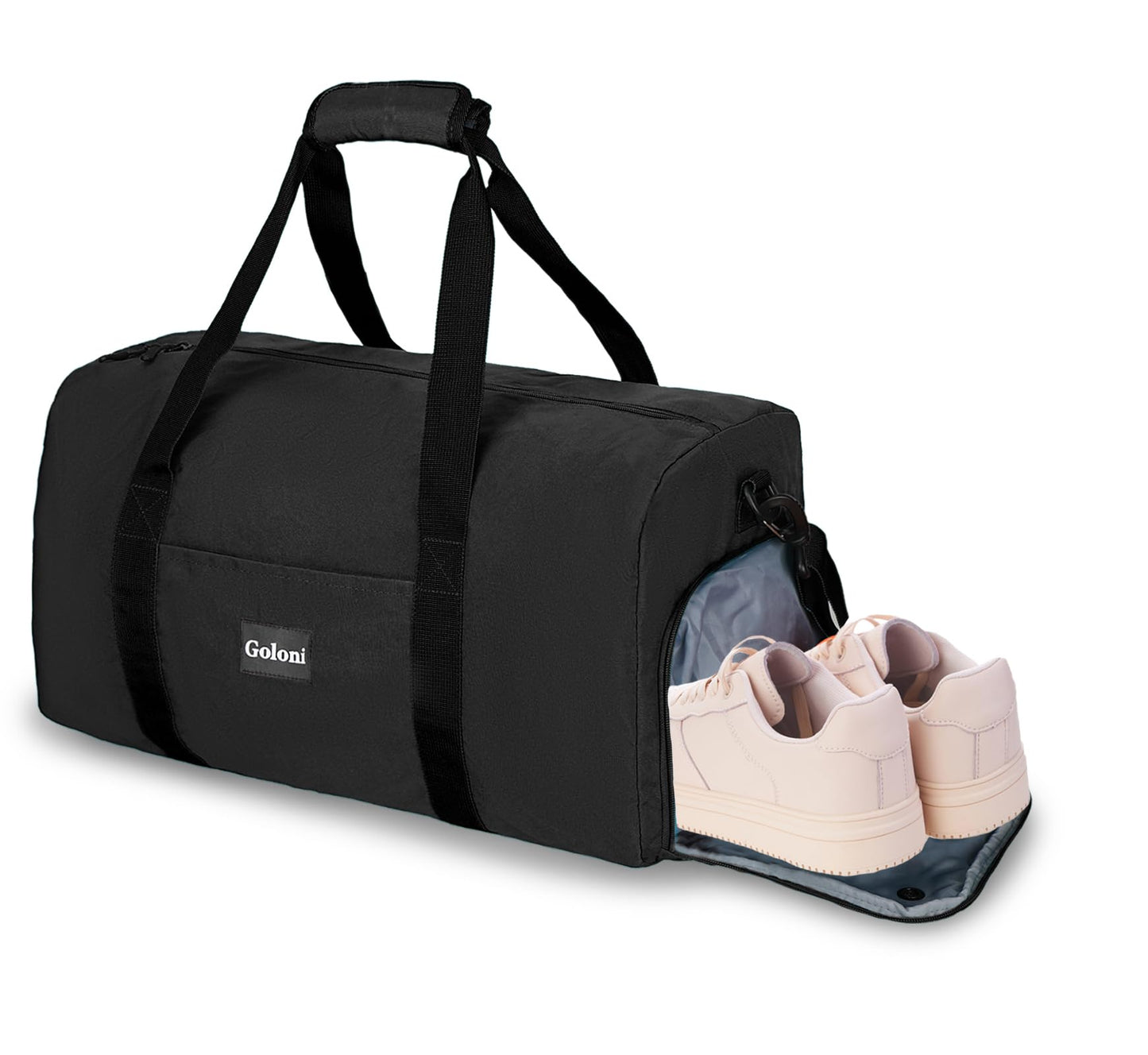Goloni Cute Duffle Bag for Women, Gym Bag with Shoe Compartment, Lightweight Weekend Travel Duffel Bag,Overnight Bag with Wet Pocket