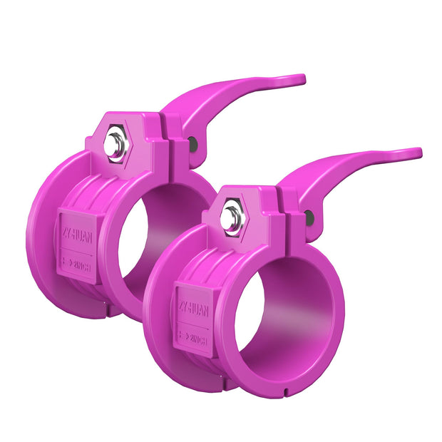 Olympic Barbell Clamps 2 inch Adjustable Barbell Clips Quick Release Pair of Locking Weight Clips for Bars