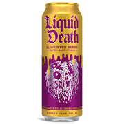 Liquid Death, Slaughter Berry Flavored Iced Tea, 8-Pack (19.2oz Cans), Raspberry Flavored Black Tea, Low Calorie, No Artificial Sweeteners, B12 & B6 Vitamins
