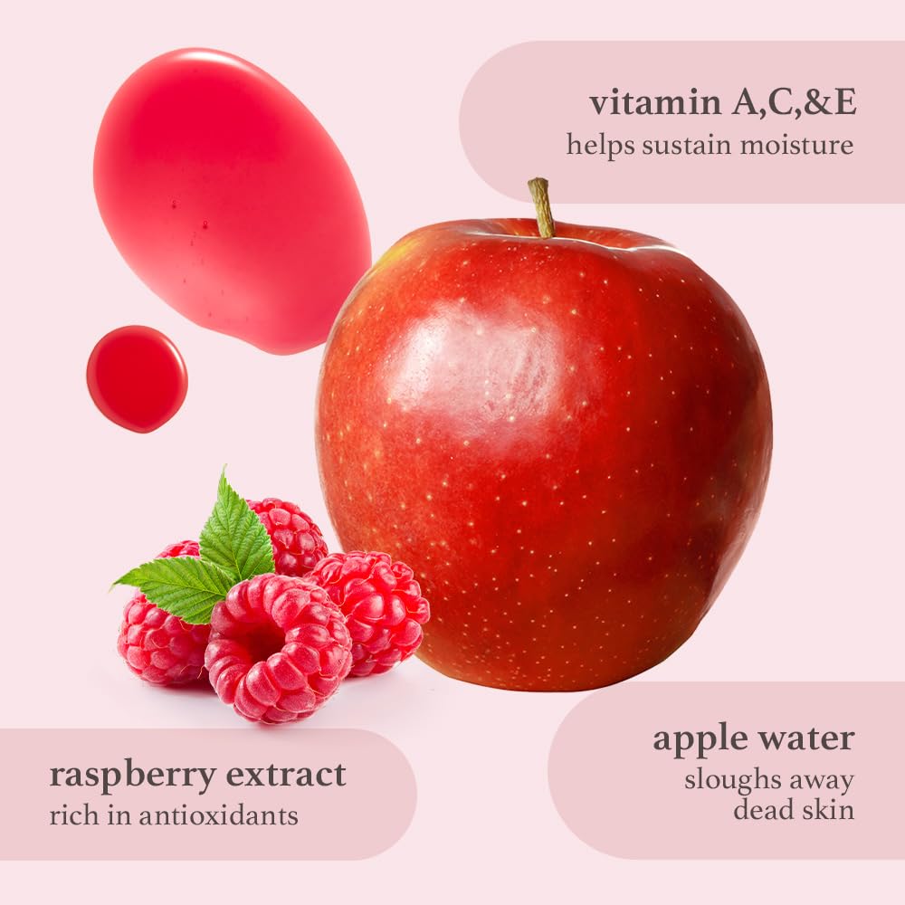 NOONI Korean Hydrating Lip Oil - Appleberry | Long-Lasting, Moisturizing, Plumping, Revitalizing for Dry Lips, Waterproof, No Peel Off, Hydrating, Nourishing Crystal Clear, 0.12 FL Oz