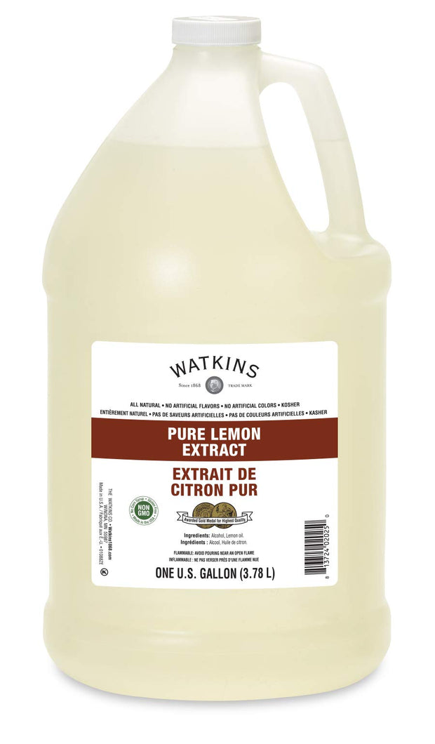 Watkins Pure Lemon Extract, 11 oz. Bottle, 1 Count (Packaging May Vary)