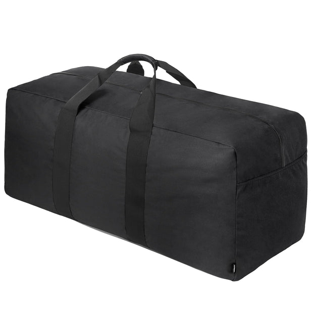 Vorspack Extra Large Duffle Bag for Travel - 100L Duffel Bag for Men Gear Bag for Storage Foldable Weekender Bag for Overnight Camping - Black