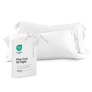 Olive + Crate Tencel Eucalyptus Pillowcases - 100% Tencel Lyocell Cooling Pillow Cases for Hot Sleepers - Hypoallergenic, Moisture-Wicking, Silk Alternative, Vegan - King Size Set of 2 [Moss]