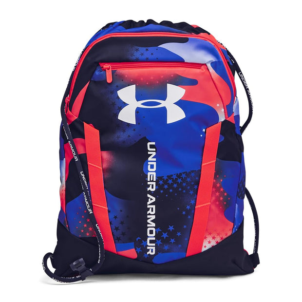 Under Armour Unisex-Adult Undeniable Sackpack , Black (001)/Metallic Silver , One Size Fits Most
