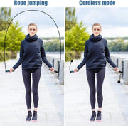 Jump Rope, Digital Weighted Handle Workout Jumping Rope with Calorie Counter for Training Fitness, Adjustable Exercise Speed Skipping Rope for Men, Women, Kids, Girls