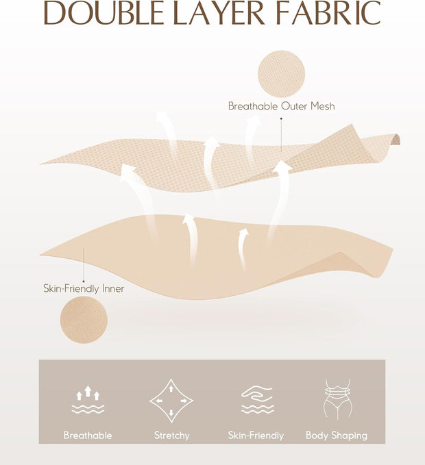 MERYOSZ Zipper Waist Trainer for Women - Mesh Corset Shapewear Tummy Control Body Shaper Waist Cincher Postpartum Girdle