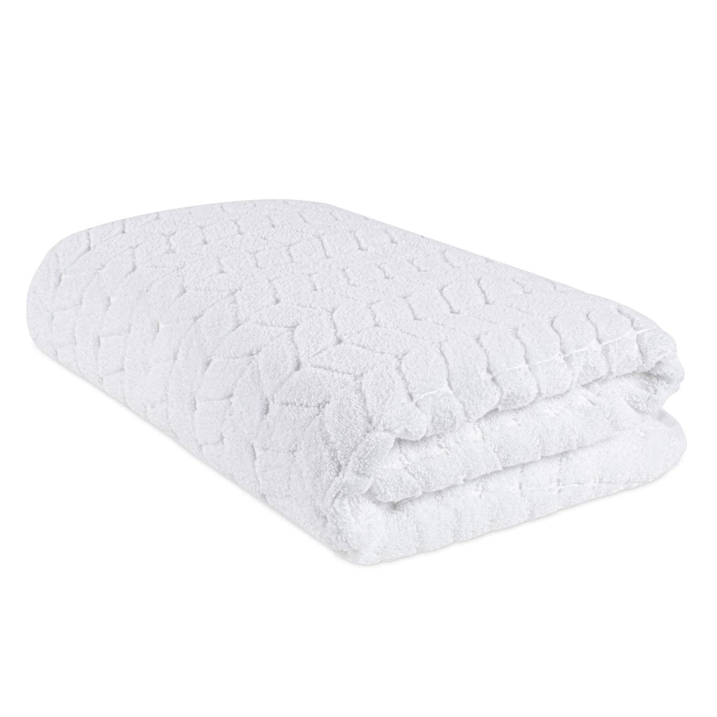 BAGNO MILANO Turkish Cotton Ultra-Soft Plush Absorbent Quick Dry Bathroom Towel Set, Made in Turkey (Petrol Blue, 6 pcs Towel Set)