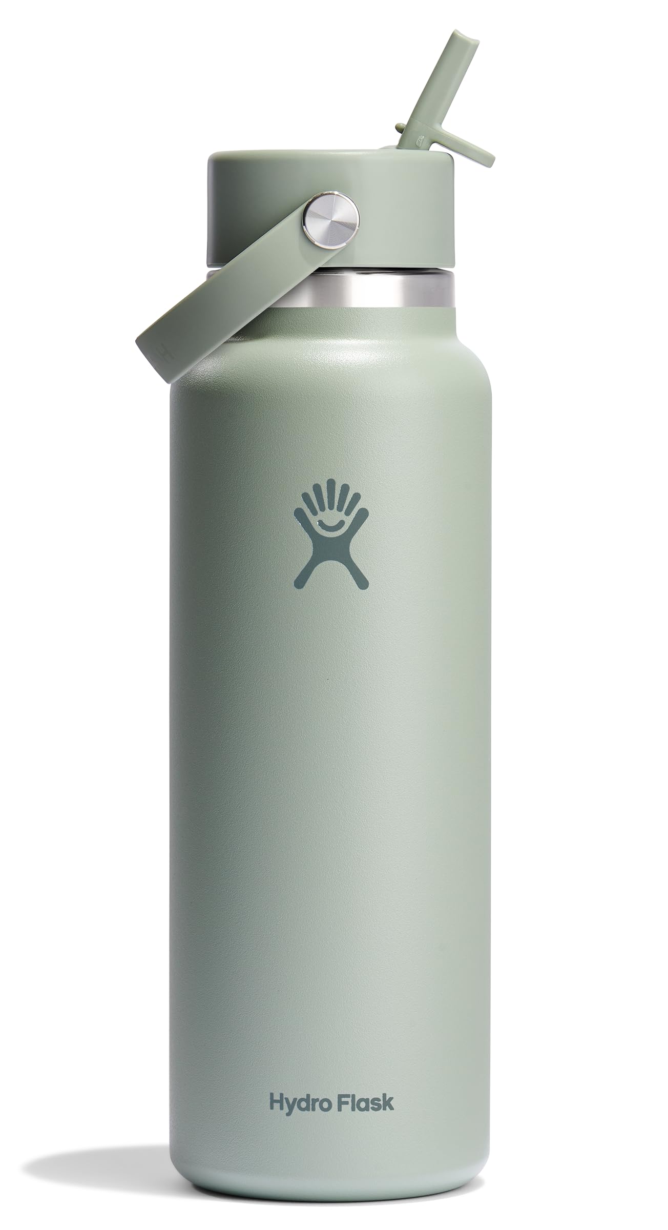 Hydro Flask 32 Oz Wide Flex Straw Cap Bottle - Insulated Stainless Steel - Wide Straw Lid, Non Spill, Leakproof in Jelly Pink