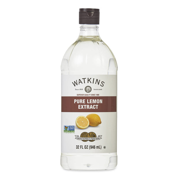 Watkins Pure Lemon Extract, 11 oz. Bottle, 1 Count (Packaging May Vary)