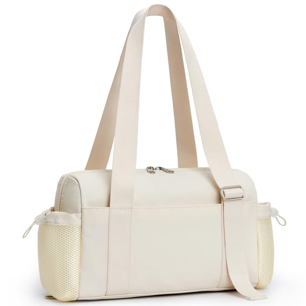 WLLWOO Small Gym Bag for Women with Wet Pocket, Mini Travel Duffle Tote Bag, Lightweight Workout Sports Bag for Dance Yoga Weekends