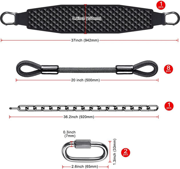 Kipika Heavy Duty Wall Mounted Doorway Pull Up Bar, Multifunctional Chin Up Bar, Portable Fitness Door Bar, Body Workout Home Gym System