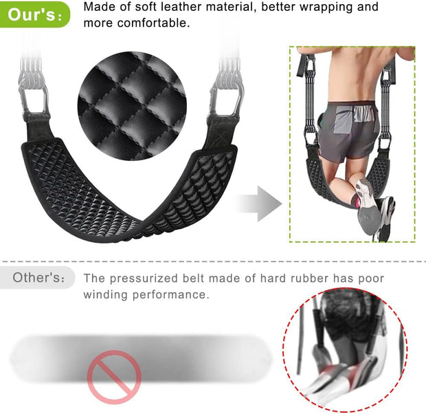 Kipika Heavy Duty Wall Mounted Doorway Pull Up Bar, Multifunctional Chin Up Bar, Portable Fitness Door Bar, Body Workout Home Gym System