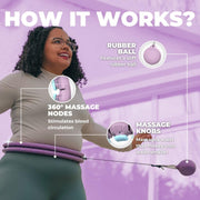 Swiss Activa+ Smart Hula Hoop - Infinity Hoop for Adults - Won't Fall Off - Weight Loss Exercise Equipment