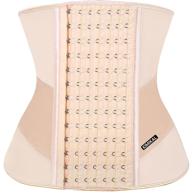 KIMIKAL Women Waist Trainer Corset Belt: Under Clothes Sport Tummy Control Long Torso Shapewear