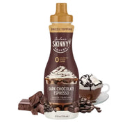 MUTTCHON Caramel and Chocolate Low Calorie Sauce Bundle With (1) Jordans Skinny Sugar Free Salted Caramel Sauce, (1) Dark Chocolate Espresso (Gluten-Free, Keto-Friendly), and a recipe Ideas card