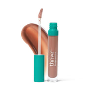 Thrive Causemetics Sheer Strength Lip Plumping Peptide Gloss, Lip Plumper with Vitamin E, Peptides, Plumps, Smooths & Hydrates Lips, High Shine, Vegan & Cruelty Free, Kaisa (Dusty Rose)