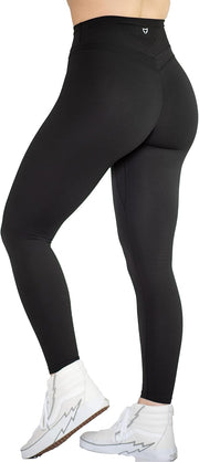 Women's Yoga Pants 7/8 High Waisted Workout Yoga Leggings for Women Butt Lifting Tummy Control Booty Tights