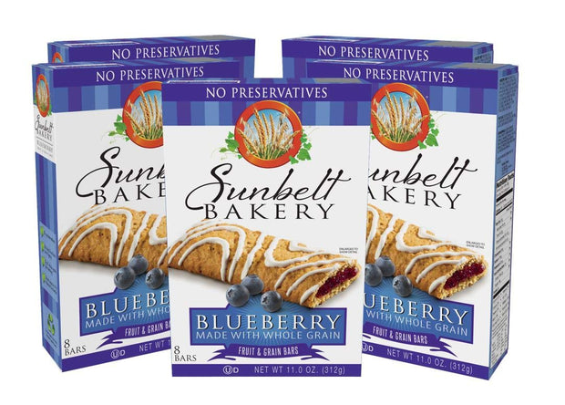 Sunbelt Bakery's Strawberry Fruit & Grain Bars, 5 Boxes, No Preservatives (40 Bars)