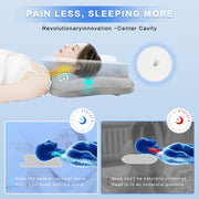 Pain Relief Cervical Pillow for Neck Support,Adjustable Ergonomic Pillow Cozy Sleeping,Odorless Orthopedic Memory Foam Pillows,Contour Bed Pillow for Side Back Stomach Sleeper