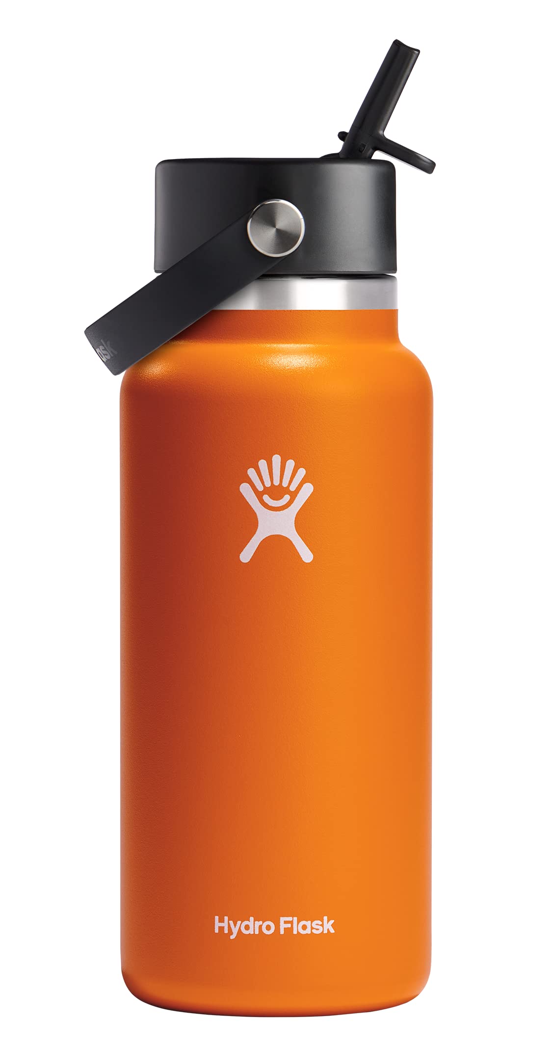 Hydro Flask 32 Oz Wide Flex Straw Cap Bottle - Insulated Stainless Steel - Wide Straw Lid, Non Spill, Leakproof in Jelly Pink