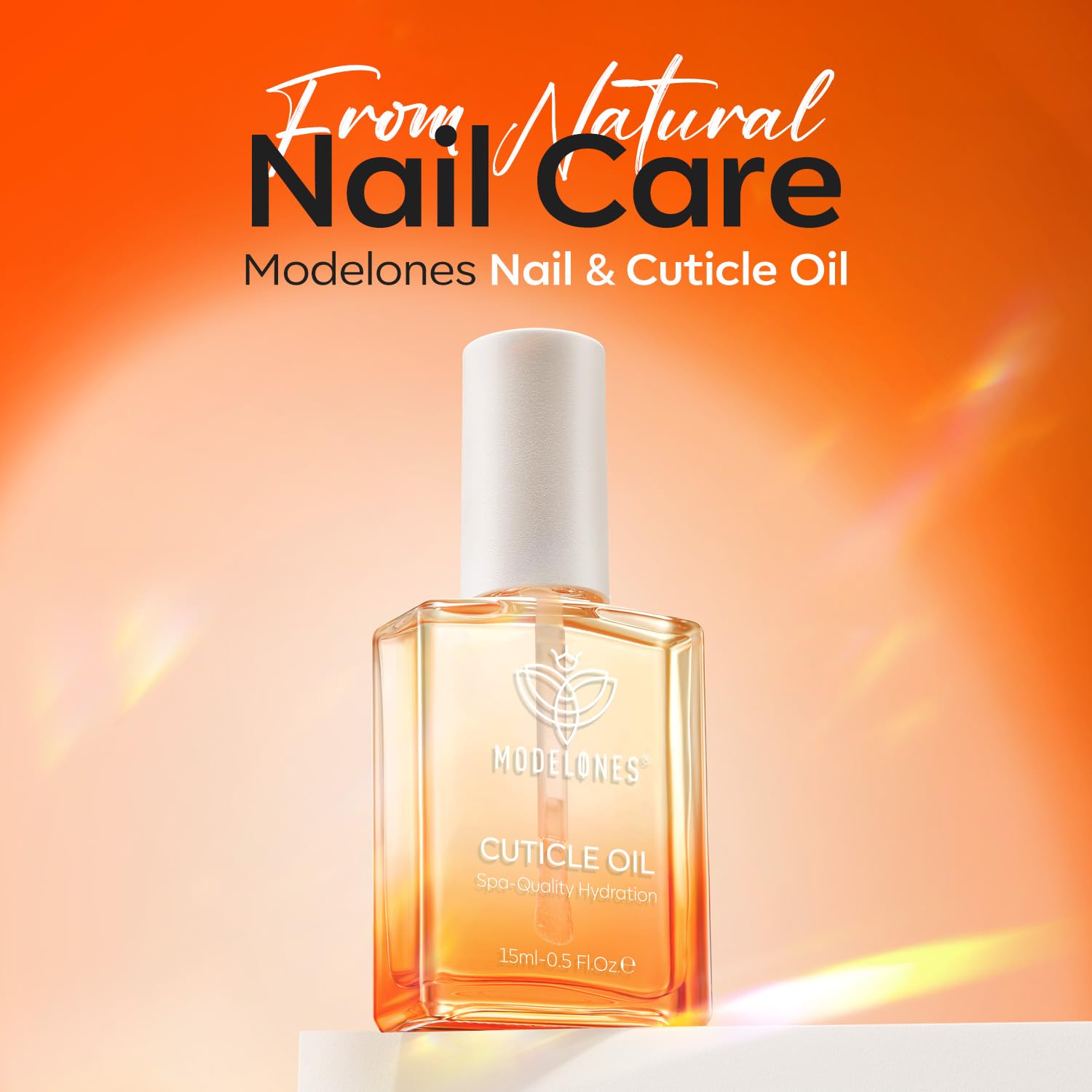 modelones Cuticle Oil Nail Strengthener and Growth Nail Growth Oil Repairs Cuticle & Promote Nail Care Moisturize Dry Skin 15ml
