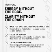 Jocko GO Energy Drink (Afterburner Orange) - Keto, Vitamin B12, Vitamin B6, Electrolytes, L Theanine, Magnesium- Energy Boost, Sugar Free Nootropic Monk Fruit Blend - 12 Pack