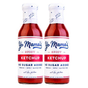 Yo Mama's Foods Keto Hickory BBQ Sauce – (Pack of 3) - Vegan, No Sugar Added, Low Carb, Low Sodium, Gluten Free, Paleo, and Made with Whole Non-GMO Tomatoes!
