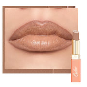 Oulac Beige Lipsticks for Women, Pale Nude Matte Lip Base, Full Coverage Lip Color, Satin Matte Finish, Cream Texture, Hydrating, Infused with Hyaluronic Acid, Vegan & Clean Beauty 4g SG01 Bare