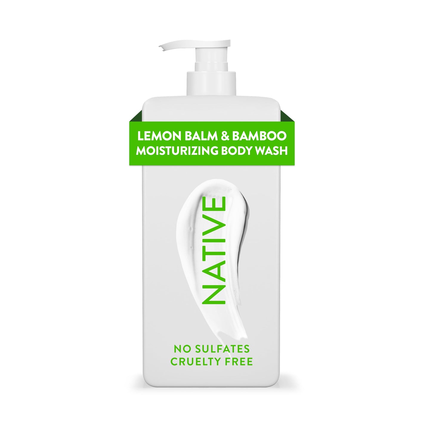 Native Moisturizing Body Wash Contains Naturally Derived Ingredients | for Women & Men, Sulfate, Paraben, & Dye Free Leaving Skin Soft & Hydrated | Cocoa Butter & Vanilla 18 oz