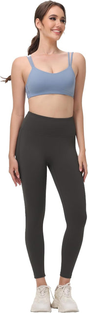 Womens Cargo Leggings with Pockets Scrunch Workout Butt Lifting Leggings Tummy Control Yoga Pants