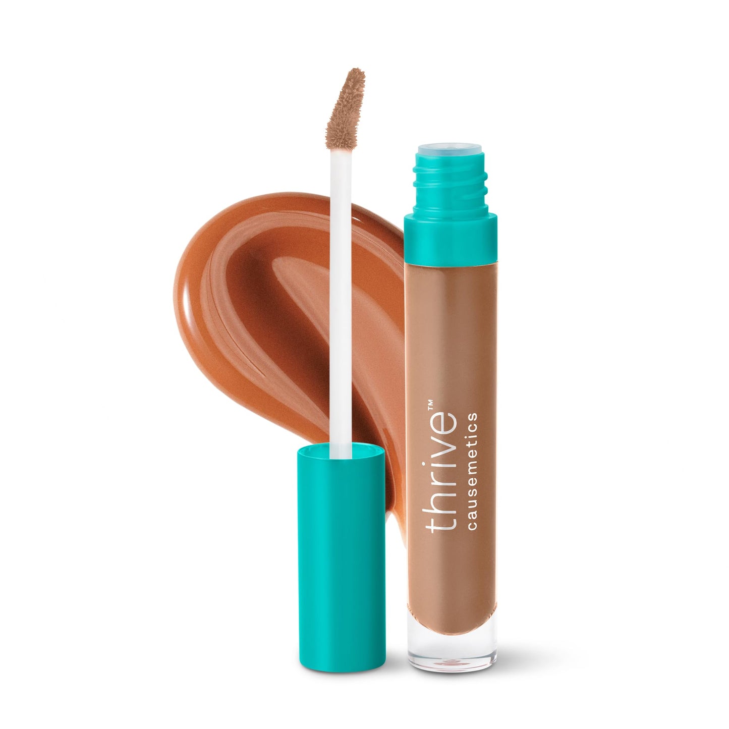 Thrive Causemetics Sheer Strength Lip Plumping Peptide Gloss, Lip Plumper with Vitamin E, Peptides, Plumps, Smooths & Hydrates Lips, High Shine, Vegan & Cruelty Free, Kaisa (Dusty Rose)