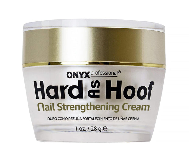 Onyx Professional Hard as Hoof Nail Strengthening Cream with Coconut Scent, Nail Growth & Conditioning Cuticle Cream Stops Splits, Chips, Cracks & Strengthens Nails, 1 oz