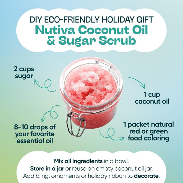 Nutiva, Organic Coconut Oil, 54 Fl Oz