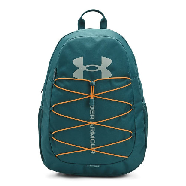 Under Armour Unisex-Adult Hustle Sport Backpack , Black (001)/Silver , One Size Fits All