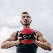 WF Athletic Supply Medicine & Exercise Ball - Durable Rubber & Consistent Weight Distribution; Comfort Textured Grip for Strength, Balance & Core Training, Multiple Choices Available