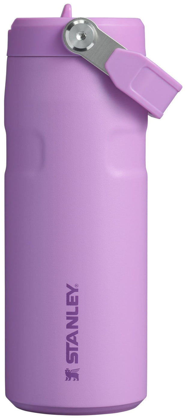 Stanley IceFlow Flip Straw 2.0 Water Bottle 24 oz | Built-In Straw for Travel and Sports | Lightweight and Leak Resistant | Insulated Stainless Steel | BPA-Free | Pink Mesa