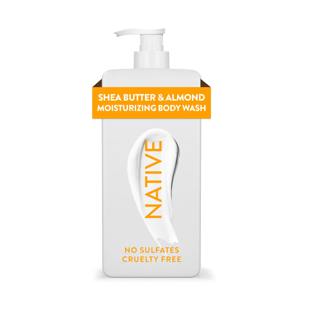 Native Moisturizing Body Wash Contains Naturally Derived Ingredients | for Women & Men, Sulfate, Paraben, & Dye Free Leaving Skin Soft & Hydrated | Cocoa Butter & Vanilla 18 oz