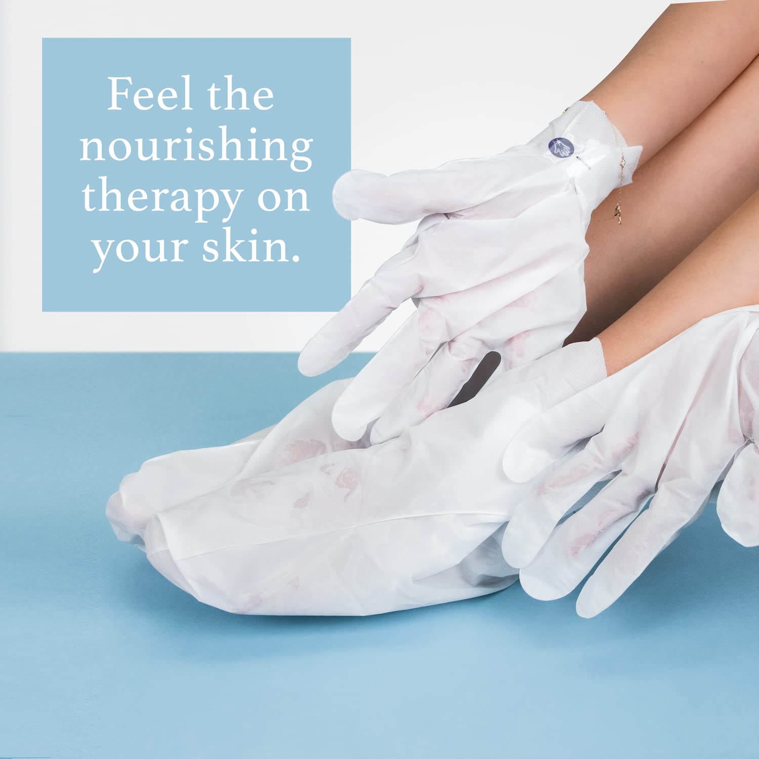 Epielle Relaxing Foot Masks 6 Pairs, Deep Moisturizing Socks for Dry Feet & Cracked Heels, Relieve and Soften with Melatonin & Lavender Extract, Korean Skin Care, Foot Spa, Self Care Gifts for Women