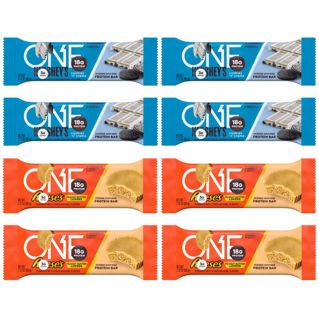 Protein Bar Variety Pack, 2.12 Oz Bars, Gluten-Free Protein Bar with High Protein (18-20g) and Low Sugar (1g) 8 Pack (8 Pack, 2 Flavor)