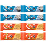 One-Protein Bar Variety Pack, 2.12 Oz Bars, Gluten-Free Protein Bar with High Protein (18-20g) and Low Sugar (1g) 8 Pack (8 Pack, 8 Flavor)