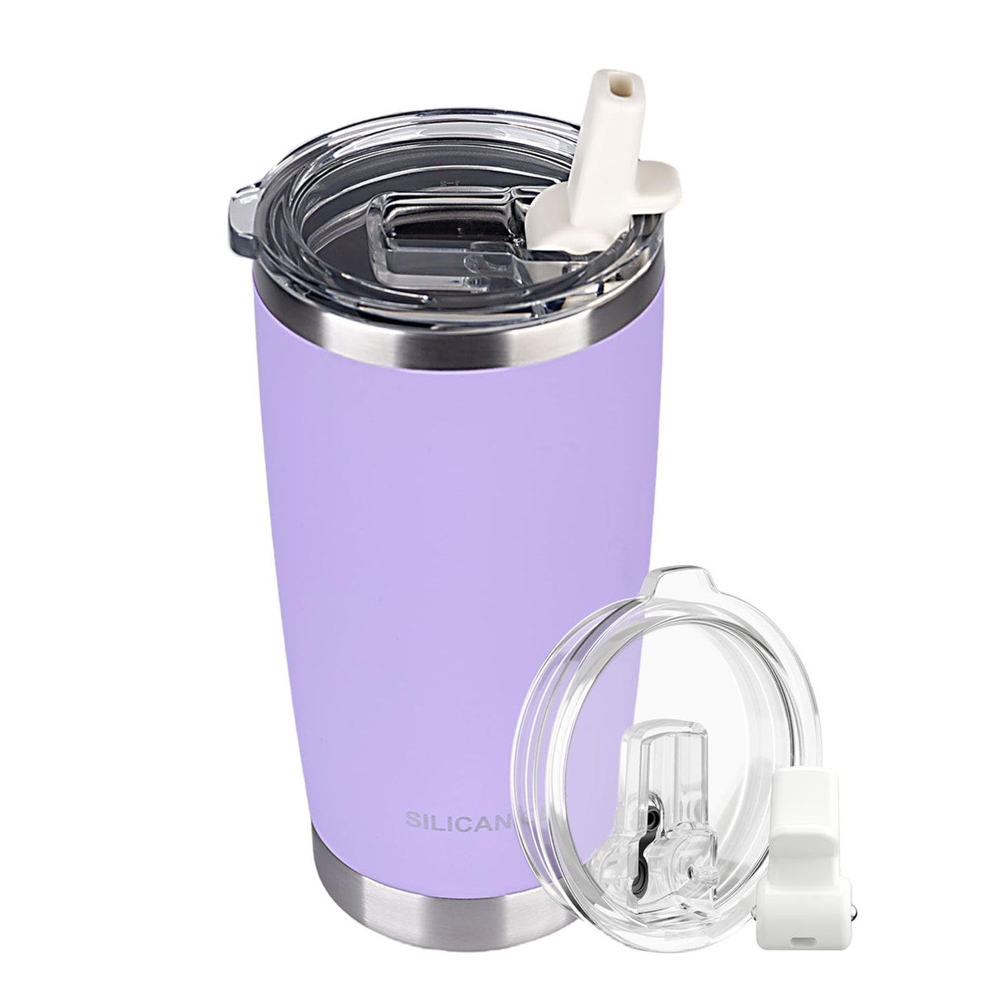 Black 20 oz Stainless Steel Double Wall Vacuum Insulated Tumbler with Lid - Dishwasher Safe & Spill Proof Travel Coffee Iced Cup & Mug For Men,Durable Coating Scratch Resistant Outdoor,Hot Cold Drink