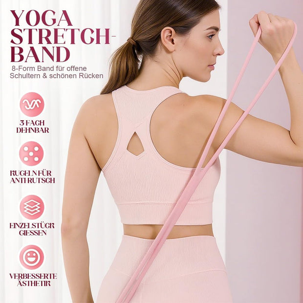 Resistance Bands,2025 New Figure 8 Resistance Bands with Handles for Women Men,Exercise Bands for Working Out,Arm,Back,Fullbody Yoga Pulling Rope,Elastic Stretch Bands