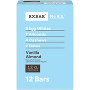 RXBAR Protein Bars, Protein Snack, Snack Bars, Vanilla Almond, 22oz Box (12 Count)