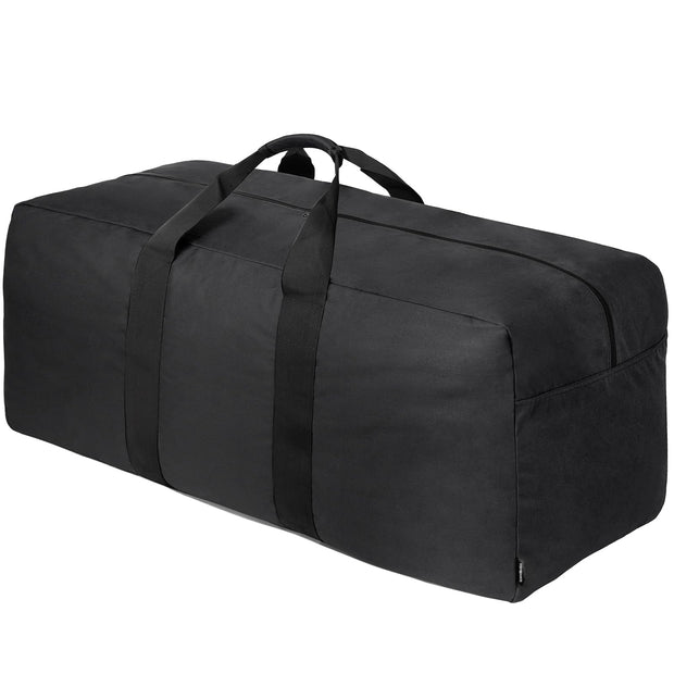 Vorspack Extra Large Duffle Bag for Travel - 100L Duffel Bag for Men Gear Bag for Storage Foldable Weekender Bag for Overnight Camping - Black
