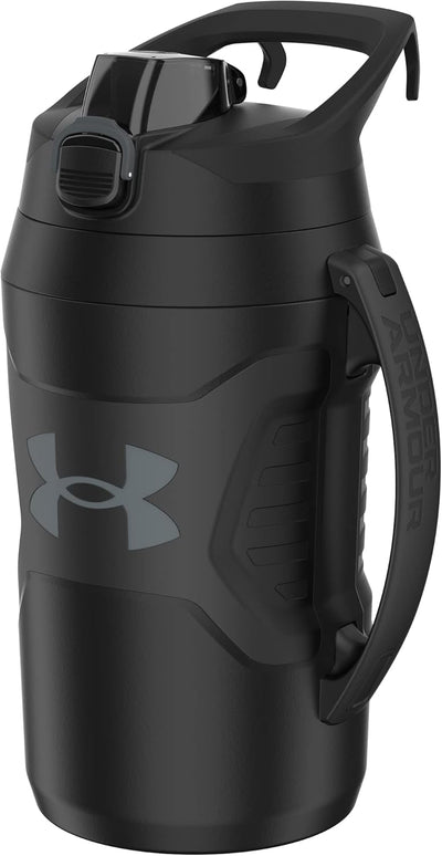 Under Armour Half Gallon Water Bottle Insulated, 64oz Insulated Water Bottle with Handle, Sports Water Jug, Fence Hook, Leak Resistant, for Baseball, Football & More