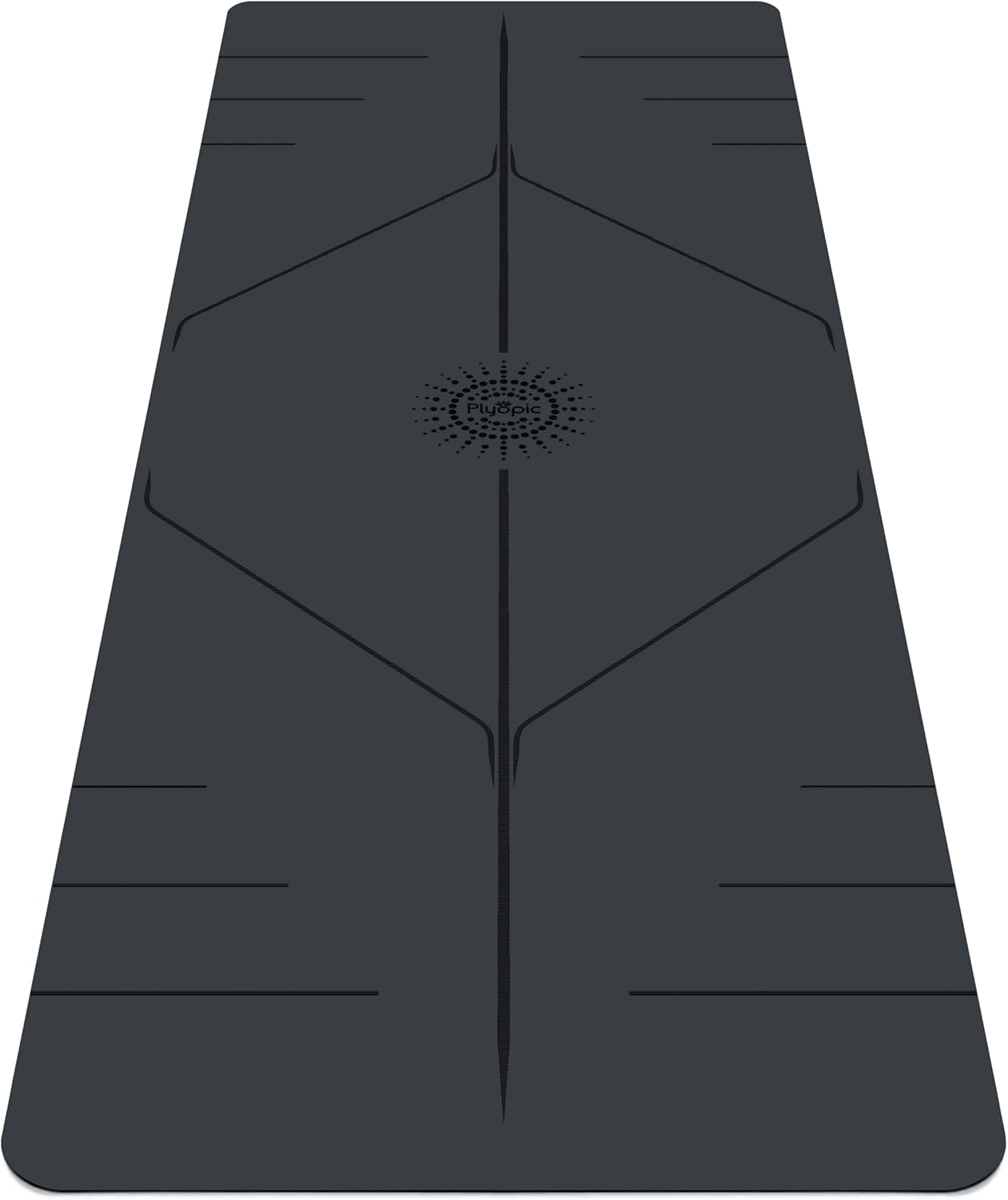 Plyopic. Ultra-Grip Pro Yoga Mat – EXTREME Non-Slip Performance - Dry Grip & Wet Grip - Alignment Lines - Comfortable & Sweat Resistant - For Yoga, Pilates, Exercise, Workout, Bikram & Hot Yoga